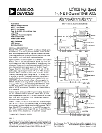 Datasheet AD7778 manufacturer Analog Devices