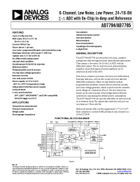 Datasheet AD7795BRUZ-REEL manufacturer Analog Devices