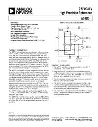 Datasheet AD780 manufacturer Analog Devices