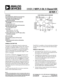 Datasheet AD7829-1 manufacturer Analog Devices