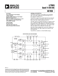 Datasheet AD7836AS manufacturer Analog Devices