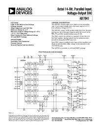 Datasheet AD7841AS manufacturer Analog Devices