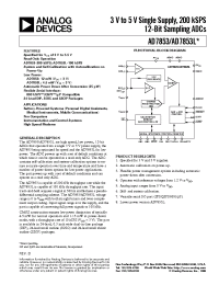 Datasheet AD7853LARS производства Analog Devices