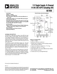Datasheet AD7856AN manufacturer Analog Devices