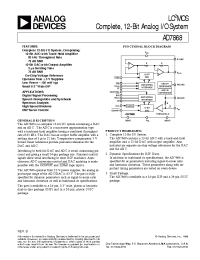 Datasheet AD7868T manufacturer Analog Devices