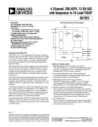 Datasheet AD7923 производства Analog Devices