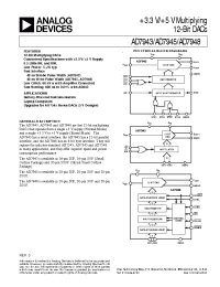 Datasheet AD7943B manufacturer Analog Devices