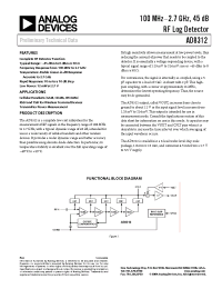 Datasheet AD8312 производства Analog Devices