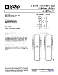Datasheet AD8511ARU-REEL производства Analog Devices