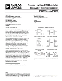 Datasheet AD8605ACB-REEL производства Analog Devices