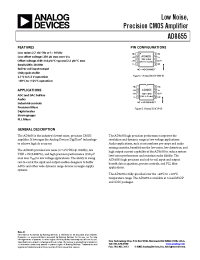 Datasheet AD8655ARMZ-R2 производства Analog Devices