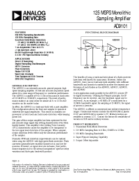Datasheet AD9101 производства Analog Devices
