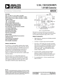Datasheet AD9230BCPZ-210 производства Analog Devices