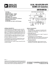 Datasheet AD976B производства Analog Devices