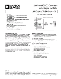 Datasheet ADDC02815DAKV manufacturer Analog Devices