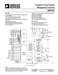 Datasheet ADM1026JST производства Analog Devices