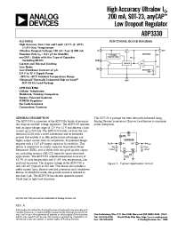 Datasheet ADP3330ART-5 производства Analog Devices