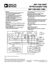 Datasheet ADSP-21062KB-160 manufacturer Analog Devices