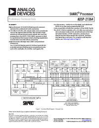 Datasheet ADSP-21364 manufacturer Analog Devices