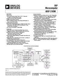 Datasheet ADSP-2185M manufacturer Analog Devices