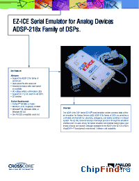 Datasheet ADSP-218X manufacturer Analog Devices