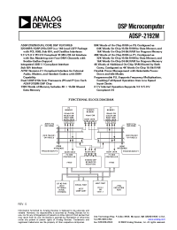 Datasheet ADSP-2192 manufacturer Analog Devices