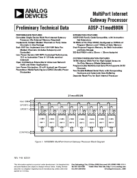 Datasheet ADSP-21mod980N-000 производства Analog Devices