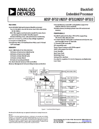 Datasheet ADSP-BF531 manufacturer Analog Devices