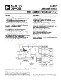 Datasheet ADSP-BF534 manufacturer Analog Devices