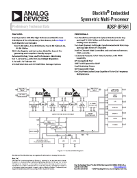 Datasheet ADSP-BF561SKBCZ500 manufacturer Analog Devices