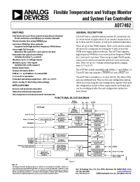 Datasheet ADT7462 manufacturer Analog Devices