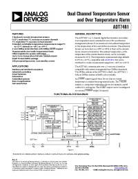 Datasheet ADT7481ARMZ-1REEL7 manufacturer Analog Devices