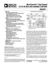 Datasheet ADuC824BS manufacturer Analog Devices