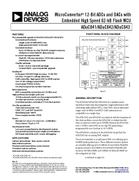 Datasheet ADuC841BS62-5 manufacturer Analog Devices