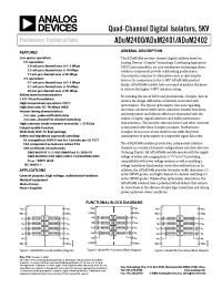 Datasheet ADUM2402 manufacturer Analog Devices