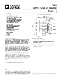 Datasheet ADV101-50 manufacturer Analog Devices