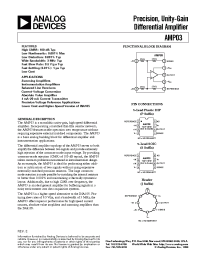 Datasheet AMP03BJ manufacturer Analog Devices