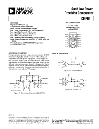 Datasheet CMP04F1 производства Analog Devices
