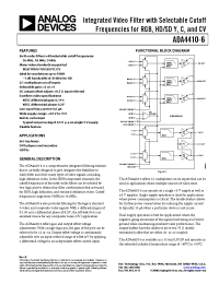 Datasheet DA4410-6 manufacturer Analog Devices