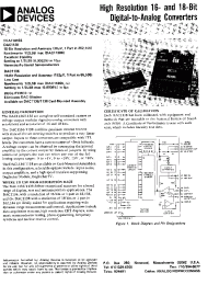 Datasheet DAC1136L manufacturer Analog Devices
