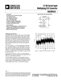 Datasheet DAC8043A1ES manufacturer Analog Devices