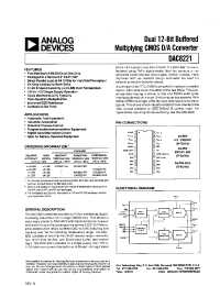 Datasheet DAC8221FW manufacturer Analog Devices