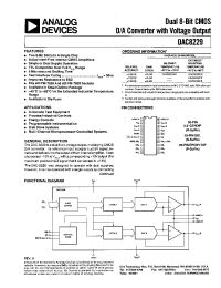 Datasheet DAC8229E manufacturer Analog Devices