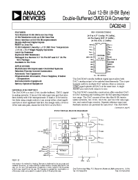 Datasheet DAC8248 manufacturer Analog Devices
