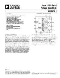 Datasheet DAC8420FP manufacturer Analog Devices