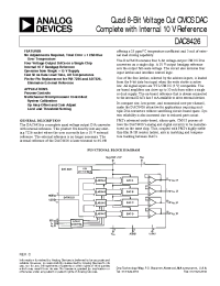 Datasheet DAC8426EP manufacturer Analog Devices