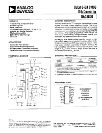 Datasheet DAC8800BR manufacturer Analog Devices