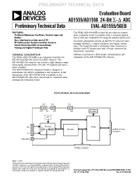 Datasheet EVAL-AD1555 manufacturer Analog Devices