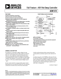 Datasheet EVAL-ADM1073MEB manufacturer Analog Devices