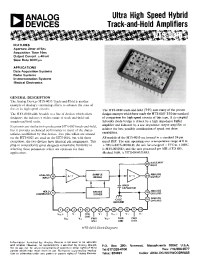 Datasheet HTS-0010KD manufacturer Analog Devices